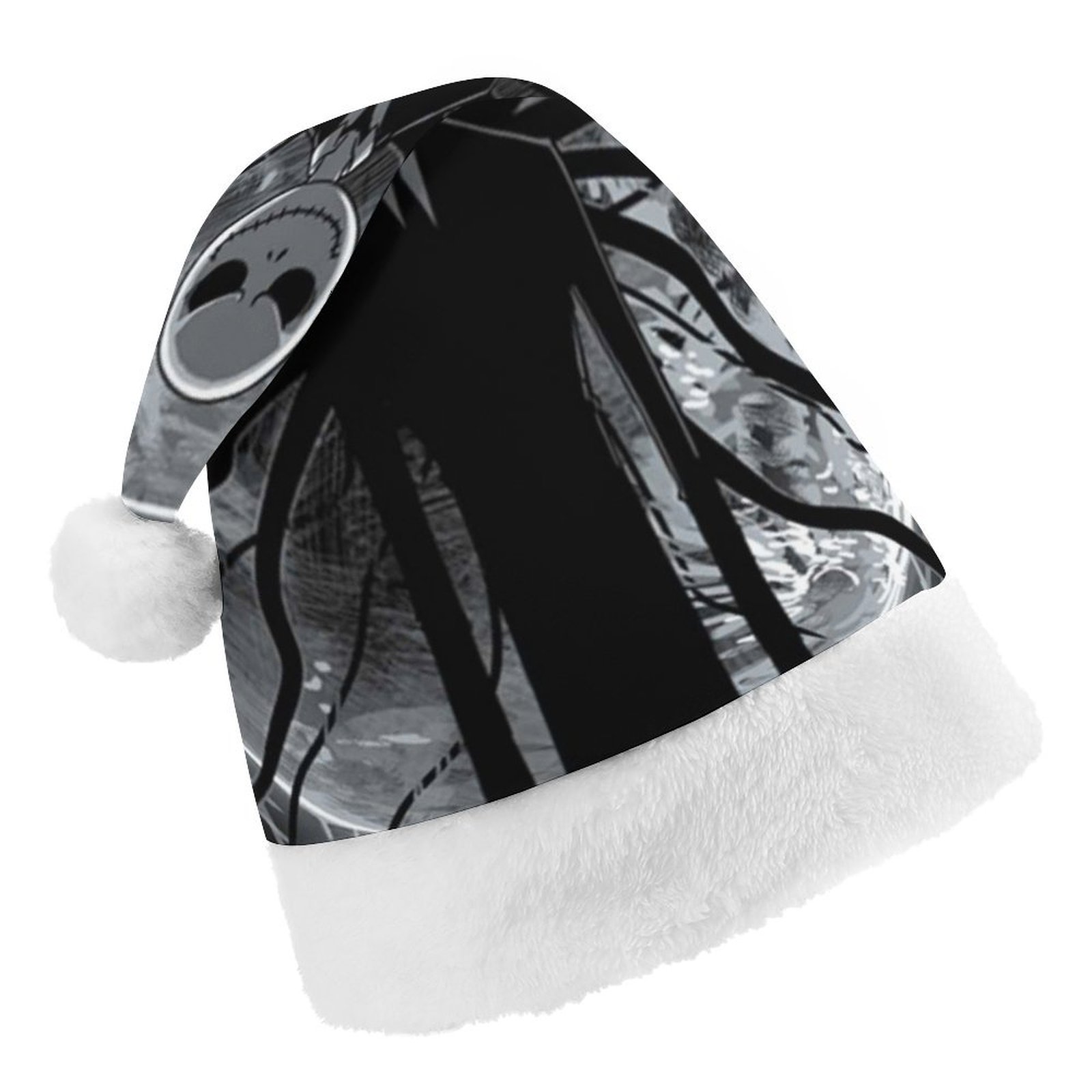 The Nightmare Jack Before Christmas Christmas Hat for Adult And Kids Xmas Decor Ornaments Christmas New Year Festive Holiday Party Supplies Plush Santa Claus Hats
